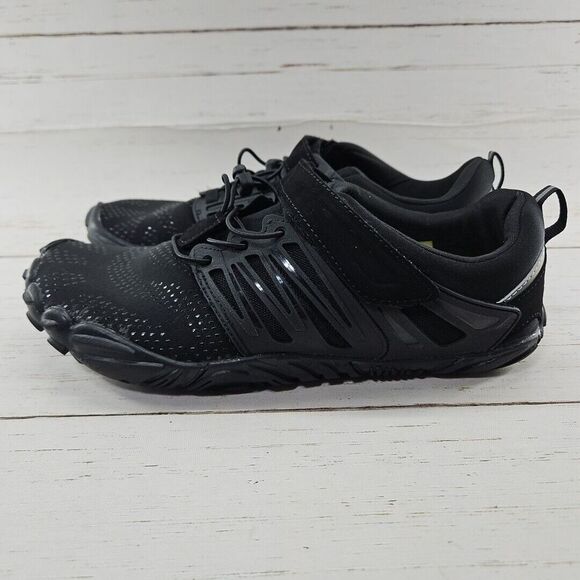 Whitin Minimalist Trail Runner Mens 9 42 Black Wide Toe Box Barefoot Inspired‎ - Picture 2 of 11